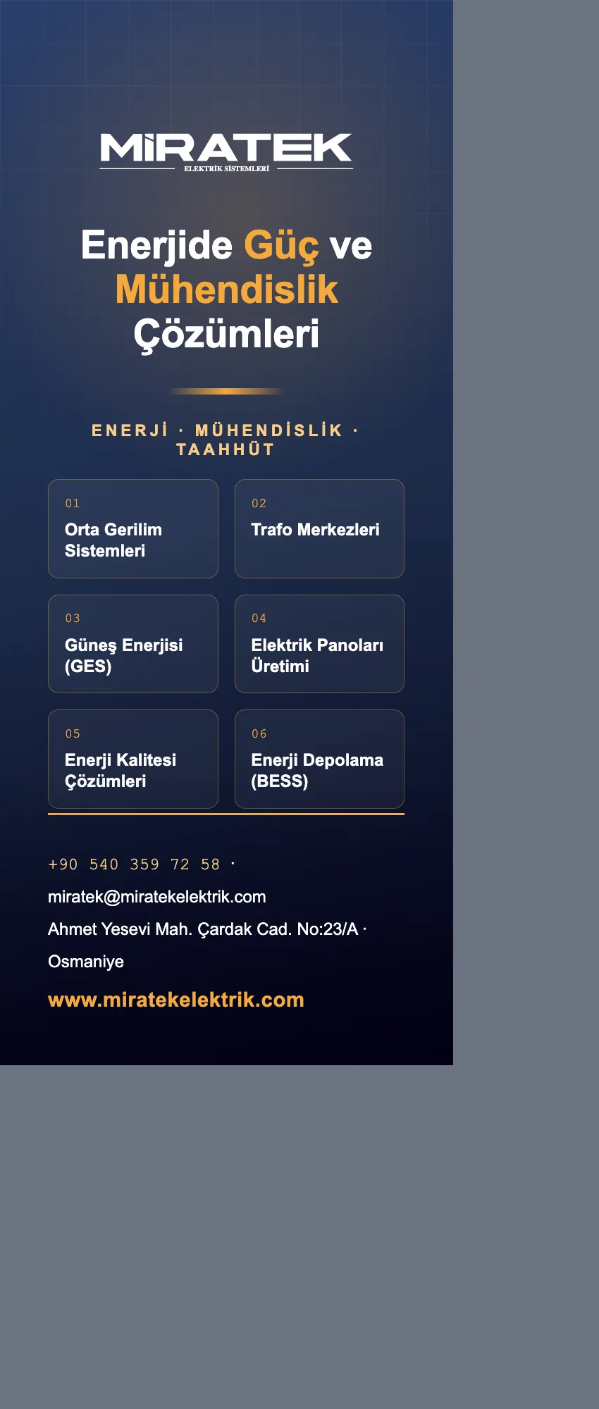 Miratek Elektrik Sistemleri