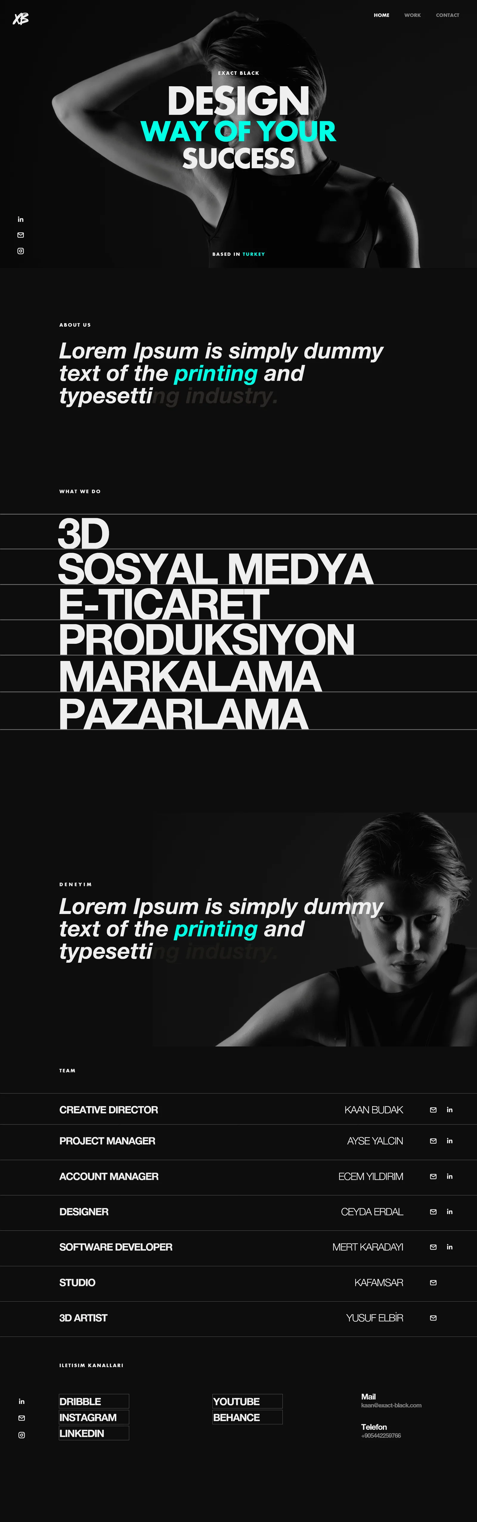 Web Arayüz Tasarımları